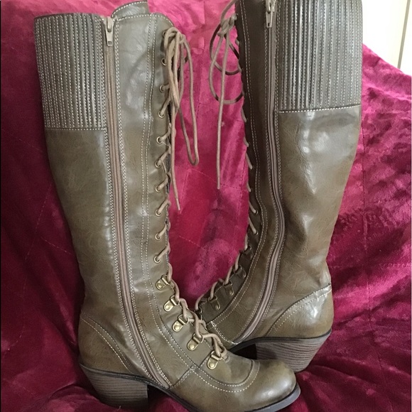 rocket dog knee high boots